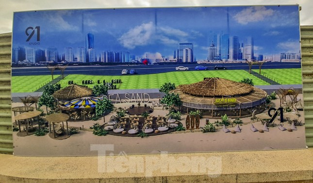 Công trình khu dịch vụ xây trái phép trên biển Quy Nhơn ảnh 1