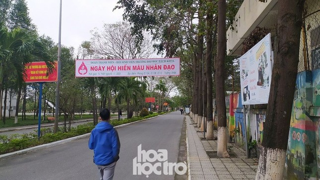Bất chấp trời rét buốt, sinh viên ĐH Đà Nẵng vẫn nhiệt tình đi hiến máu nhân đạo ảnh 1