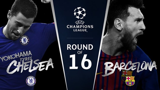 Vòng 1/8 Champions League: Chelsea gặp Barca, thành Manchester dễ thở ảnh 1