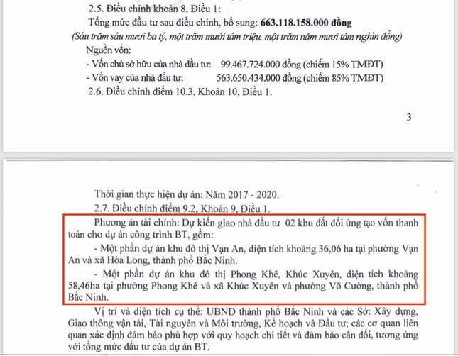 Bắc Ninh: Đổi gần 100 ha đất lấy 1,39 km đường ảnh 1