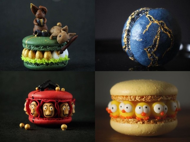 Những chiếc bánh Macaron siêu sang chảnh, đẹp đến mức không ai nỡ ăn ảnh 4
