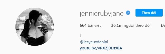 Bõ công đổi đi đổi lại, tài khoản Instagram của Jennie được khen “tên hay nhất K-Pop” ảnh 1