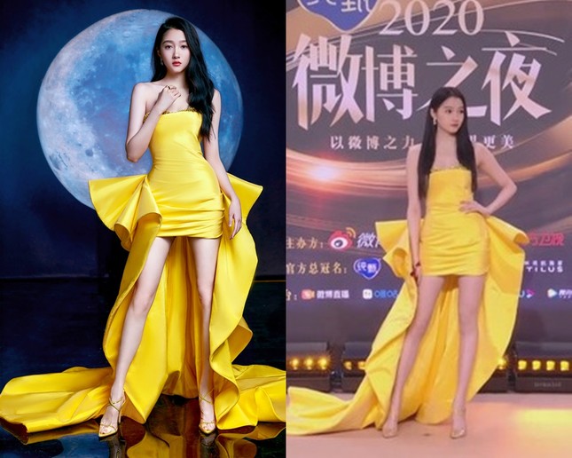 Đến hẹn lại lên, thảm đỏ Weibo trở thành nơi netizen soi nhan sắc thực của sao nữ C-Biz ảnh 1