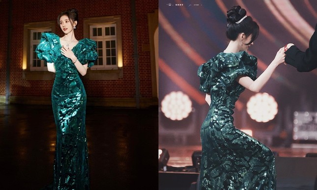 Đi giày siêu cao nhưng “mỹ nữ 4000 năm” Cúc Tịnh Y vẫn không giấu được vóc dáng thật ảnh 1