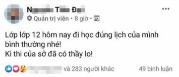 Vụ thầy giáo “giải đề hộ” học sinh: Công an xác minh, thầy giáo giữ nguyên quan điểm mình ảnh 1