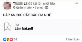 Vụ thầy giáo “giải đề hộ” học sinh: Công an xác minh, thầy giáo giữ nguyên quan điểm mình ảnh 2
