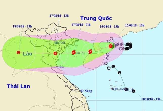 Tâm bão số 4 ở Hải Phòng -Thanh Hóa- Bắc Nghệ An ảnh 1