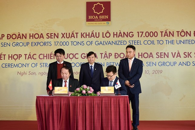 Hoa Sen “mở hàng” năm 2019 với lô hàng 17.000 tấn tôn xuất đi Mỹ ảnh 2