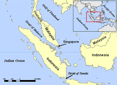 Máy bay mất tích bay về phía eo biển Malacca ảnh 2