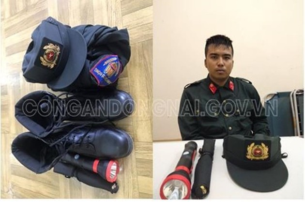 Giả danh cảnh sát cơ động để ra oai với bạn gái ảnh 1