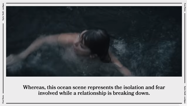Sợ fan không tìm ra hết “hint”, Taylor Swift đăng hẳn một clip giải thích về MV “cardigan“ ảnh 10