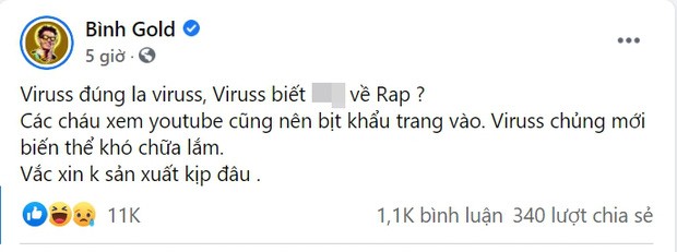 Nghi vấn Bình Gold “đá đểu” ViruSs để bảo vệ Sơn Tùng M-TP: Netizen dự đoán sẽ có màn “rap diss“ ảnh 2