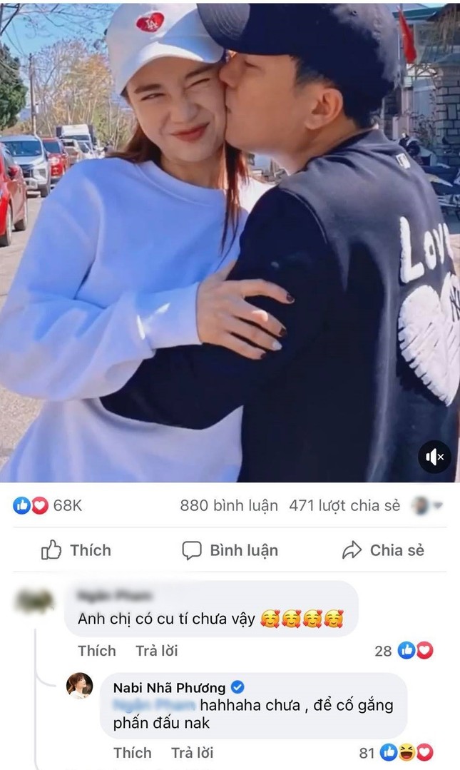 Nhã Phương khoe video tình tứ bên Trường Giang, bày tỏ mong muốn có con trai ảnh 2