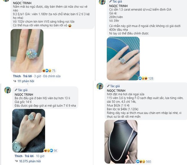 Sau nghi án dùng ảnh fake thanh lý kim cương, Ngọc Trinh tuyên bố trích 5% làm từ thiện ảnh 1