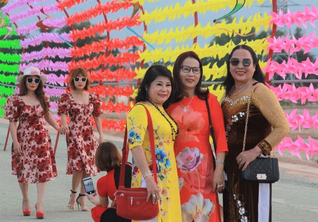 Vườn hoa hướng dương 'khổng lồ' ở Quảng Ngãi hút khách ngày cận Tết ảnh 24