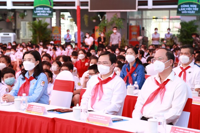 Bạn nhỏ hào hứng trong Ngày hội Thiếu nhi vui khỏe - Tiến bước lên Đoàn ảnh 1