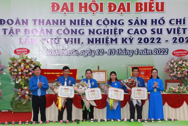 Anh Trần Quốc Bình tái đắc cử Bí thư Đoàn Tập đoàn Công nghiệp Cao su Việt Nam ảnh 5