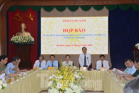Từ ngày 20-22/9, Hà Nam sẽ tổ chức Đại hội Đảng bộ cấp tỉnh đầu tiên trong cả nước ảnh 1