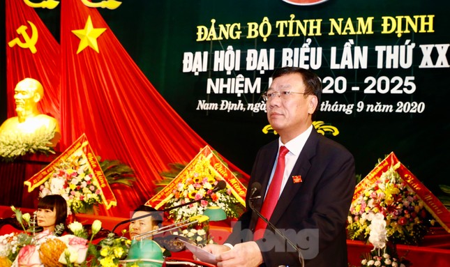 Ông Đoàn Hồng Phong tái cử Bí thư Tỉnh ủy Nam Định ảnh 2