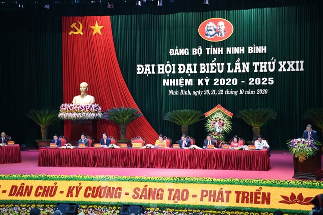 Thường trực Ban Bí thư chỉ đạo Đại hội Đảng bộ Ninh Bình ảnh 1
