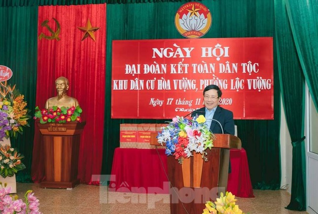 Phó Thủ tướng Phạm Bình Minh dự Ngày hội Đại đoàn kết toàn dân tại Nam Định ảnh 3
