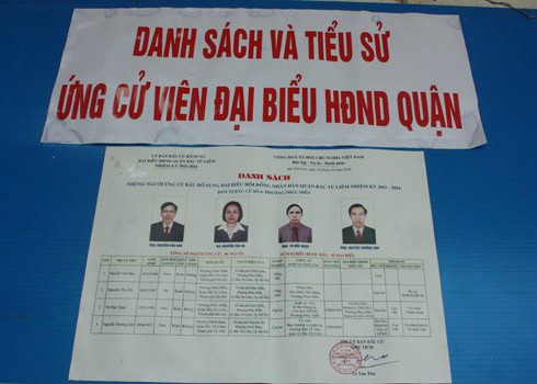 Nông dân lớp 7 ứng cử hội đồng nhân dân quận ảnh 1