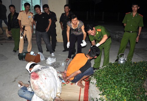 Hình ảnh nhóm giang hồ bắn trả cảnh sát bị khống chế ảnh 1