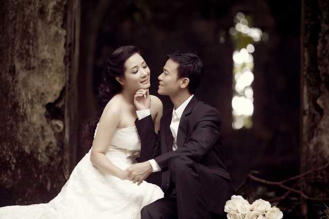 Thanh Thanh Hiền đẹp như gái đôi mươi trong bộ ảnh cưới ảnh 1