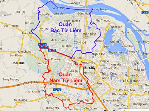 Hà Nội điều chỉnh địa giới 3 quận Cầu Giấy, Nam - Bắc Từ Liêm ảnh 1