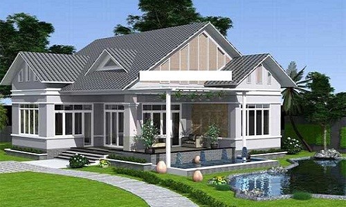 Vẻ đẹp gây sốt của các mẫu nhà cấp 4 giá rẻ kiểu mới có 4 phòng ngủ ảnh 5