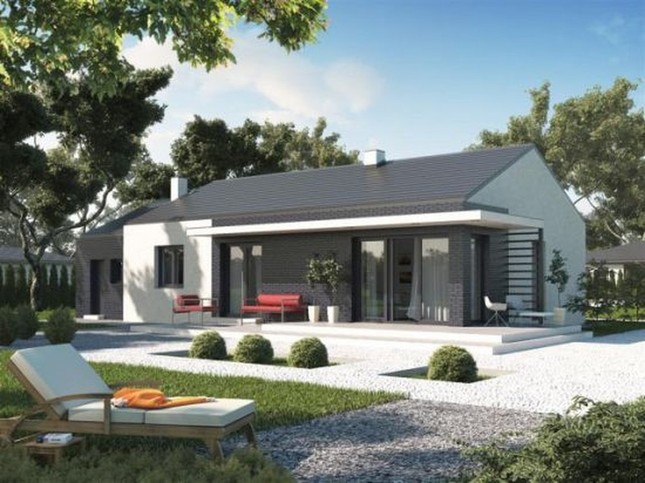 Vẻ đẹp gây sốt của các mẫu nhà cấp 4 giá rẻ kiểu mới có 4 phòng ngủ ảnh 7