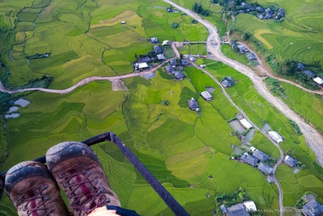 Mù Cang Chải đẹp ngỡ ngàng nhìn từ bầu trời ảnh 3