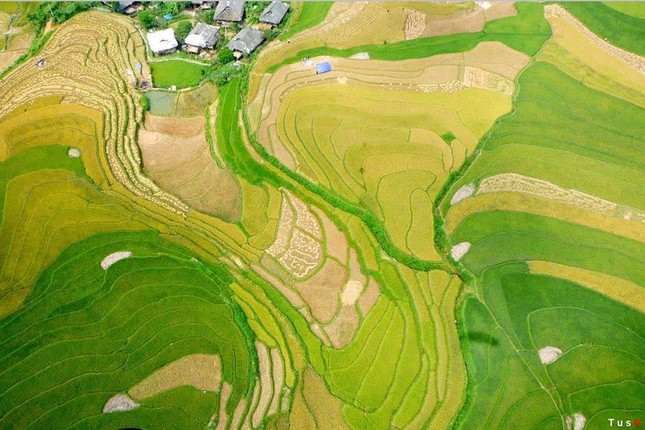 Mù Cang Chải đẹp ngỡ ngàng nhìn từ bầu trời ảnh 5