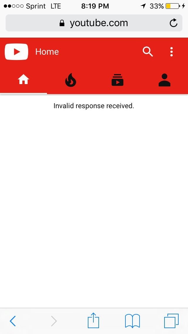 YouTube xin lỗi người dùng vì lỗi không thể truy cập ảnh 3