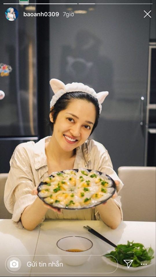 Sao Việt cách ly ngày 12: Ngọc Trinh khoe eo bé xíu, khẳng định ‘ốm nhưng vẫn khỏe’ ảnh 8