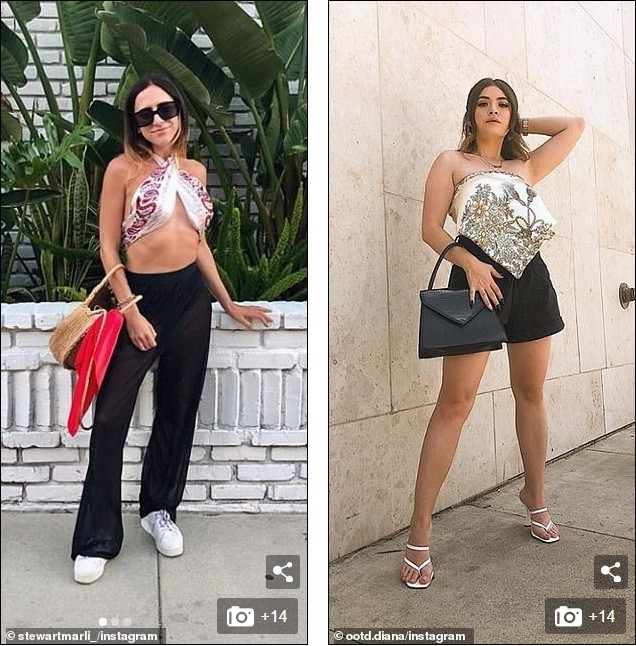 Giới blogger 'phủ kín' mạng xã hội với mốt cuốn khăn làm áo ảnh 2
