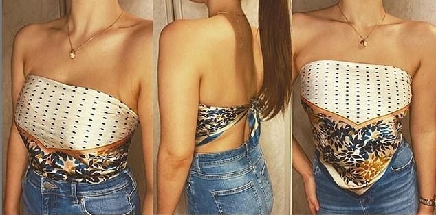 Giới blogger 'phủ kín' mạng xã hội với mốt cuốn khăn làm áo ảnh 9
