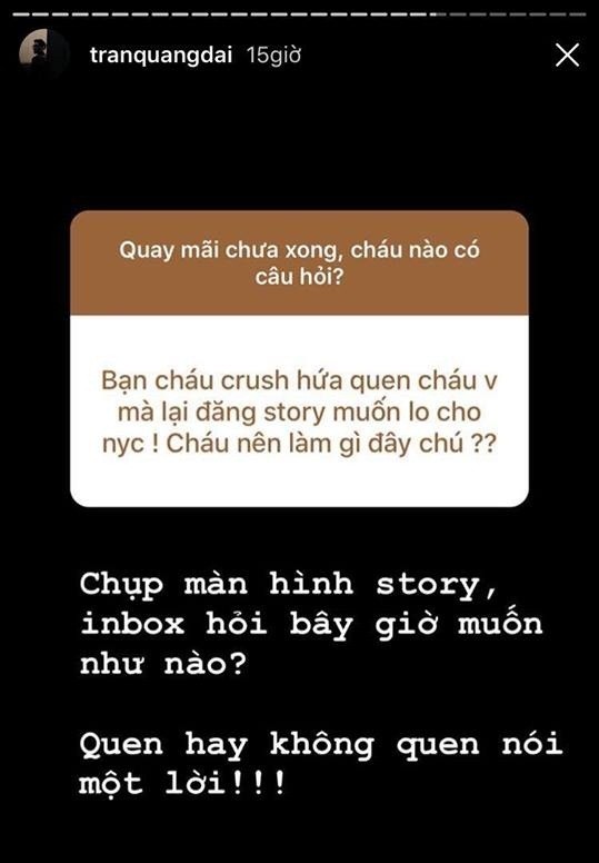 "Chú" Quang Đại vừa đẹp trai, vừa là "tổng đài 1080" cực mặn khiến dân mạng thích thú ảnh 5