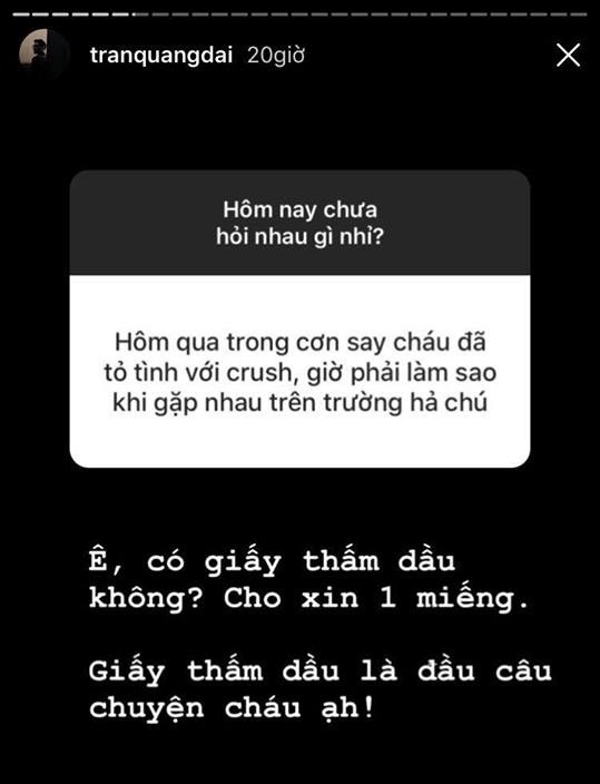 "Chú" Quang Đại vừa đẹp trai, vừa là "tổng đài 1080" cực mặn khiến dân mạng thích thú ảnh 8