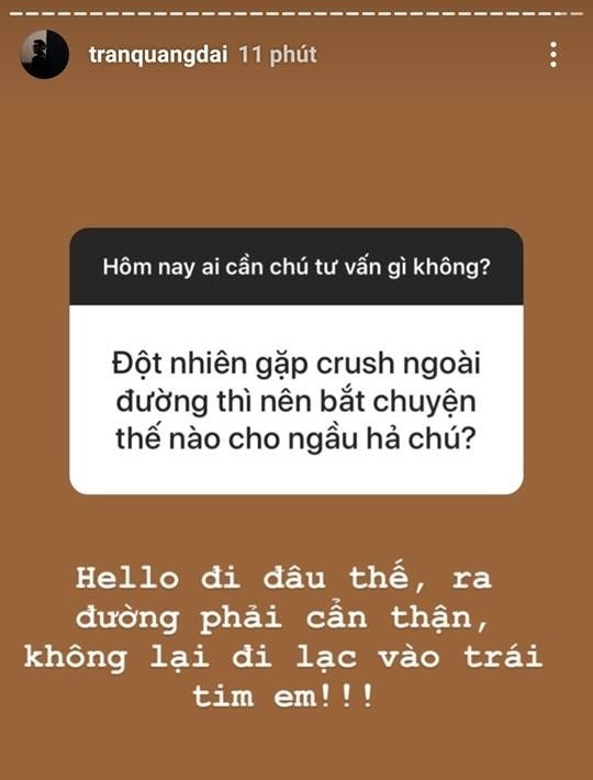 "Chú" Quang Đại vừa đẹp trai, vừa là "tổng đài 1080" cực mặn khiến dân mạng thích thú ảnh 19
