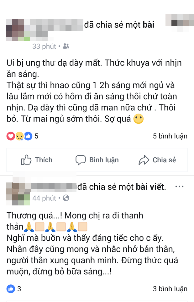 Thêm một trường hợp "qua đời vì bỏ bữa, thức khuya": Dân mạng xót xa cho cô gái còn quá trẻ ảnh 2