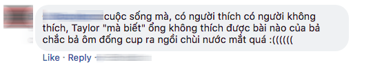 Fan nói gì khi ca sĩ Tùng Dương bảo: “Không thể nghe nổi nhạc của Taylor Swift”? ảnh 4