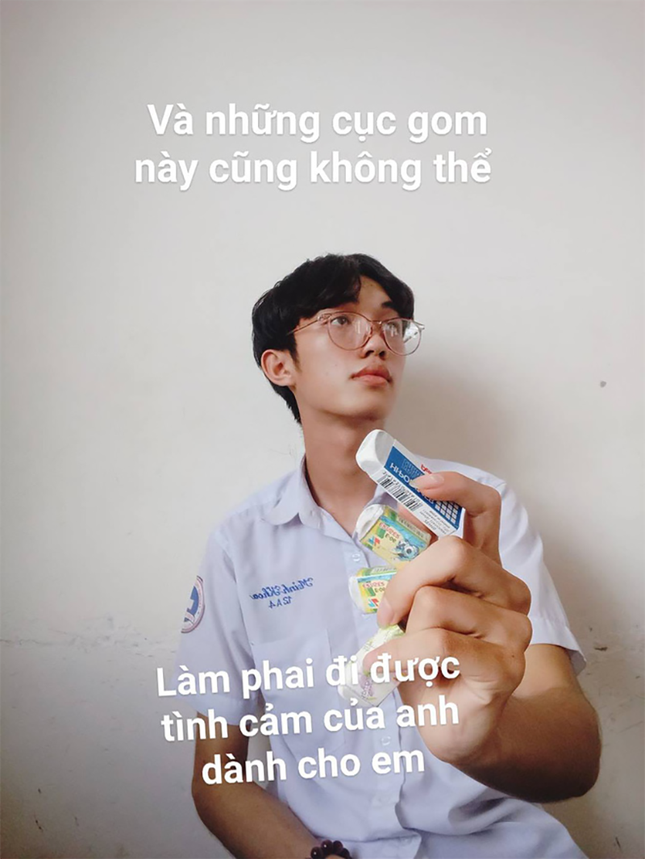 Tỏ tình bằng hoa quả đã là gì, "thả thính" bằng thước kẻ, máy tính mới chuẩn "thanh xuân" ảnh 3