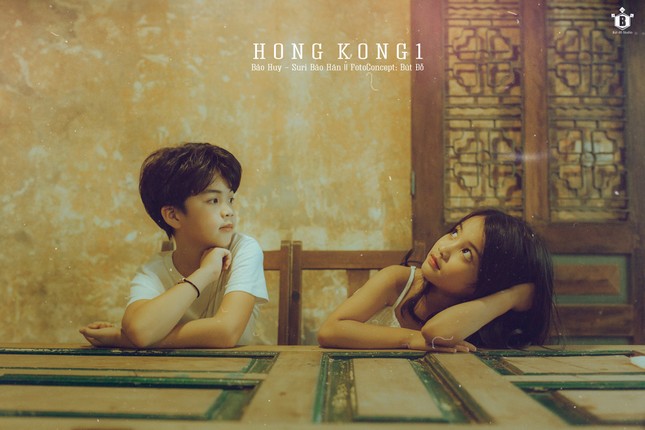 Dân mạng thích thú với bộ ảnh "Hongkong1" ngọt ngào của cặp đôi mẫu nhí ảnh 1