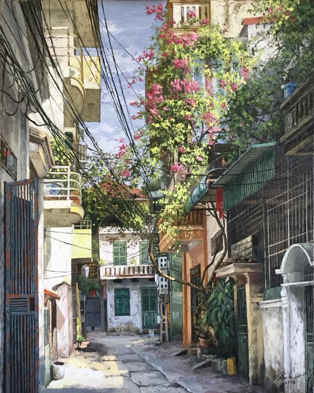 Ngỡ ngàng trước loạt tranh sơn dầu thật như ảnh chụp của họa sĩ Phạm Ánh ảnh 1
