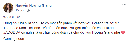Hương Giang trở lại với âm nhạc, kết hợp cùng trai đẹp The Face Thái Lan ảnh 2