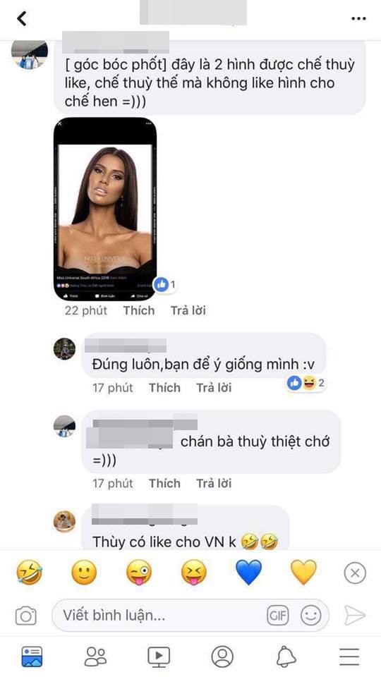 Hoàng Thùy bức xúc khi bị tố ủng hộ đối thủ, không like ảnh của H'Hen Niê tại "Miss Universe 2018" ảnh 2