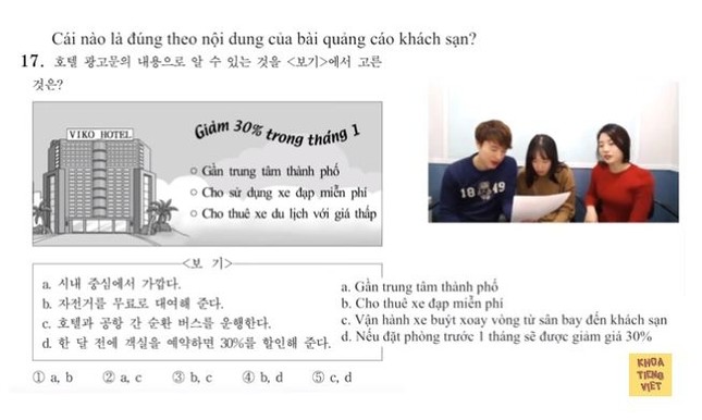 Dân mạng bất ngờ vì độ khó của tiếng Việt trong kì thi Đại học ở Hàn Quốc ảnh 4
