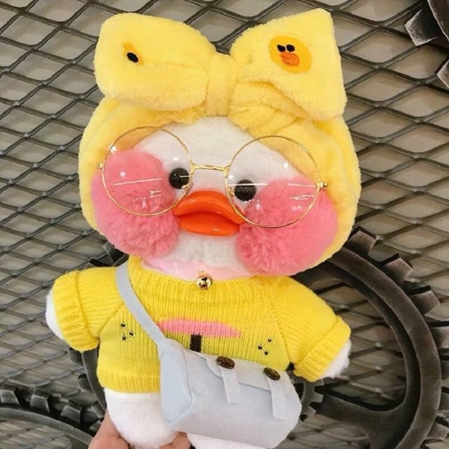 Xuất hiện chú vịt bông "má hồng môi trề" dễ thương đốn tim cộng đồng mạng ảnh 1