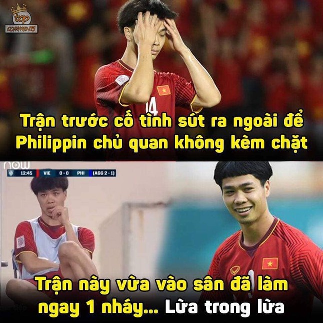Chết cười với loạt ảnh chế tạm biệt Philippines, ăn mừng tuyển Việt Nam tiến vào chung kết ảnh 11